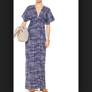 Michael Kors Maxi Print Cotton Beach Dress